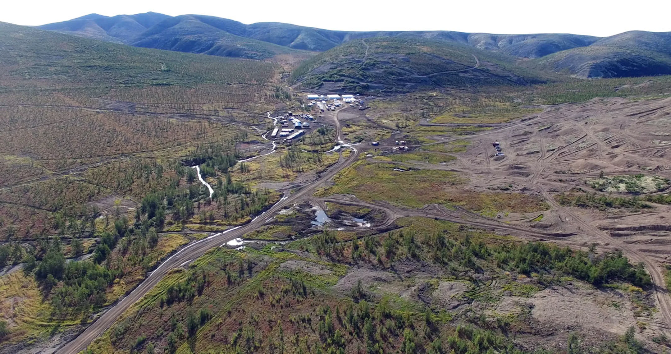 Временный вахтовый городок на территории проекта Баимская / Фото с сайта KAZ Minerals