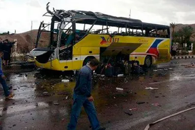В Египте взорван туристический автобус