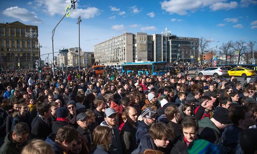 В Москве во время митинга задержано свыше 1 тысячи человек- Kapital.kz