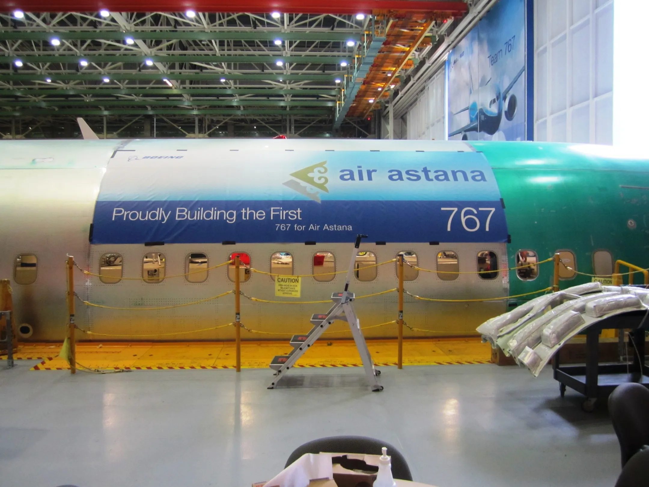 Завершается сборка первого собственного Boeing авиакомпании Эйр Астана - Image Kapital.kz