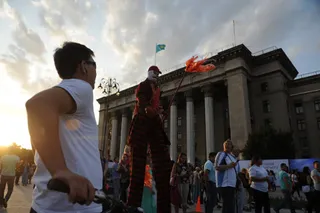 Капитал - В Алматы завершили реконструкцию площади «Астана»