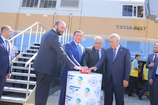 Капитал - В Баку прибыла первая партия казахстанских тепловозов серии Evolution