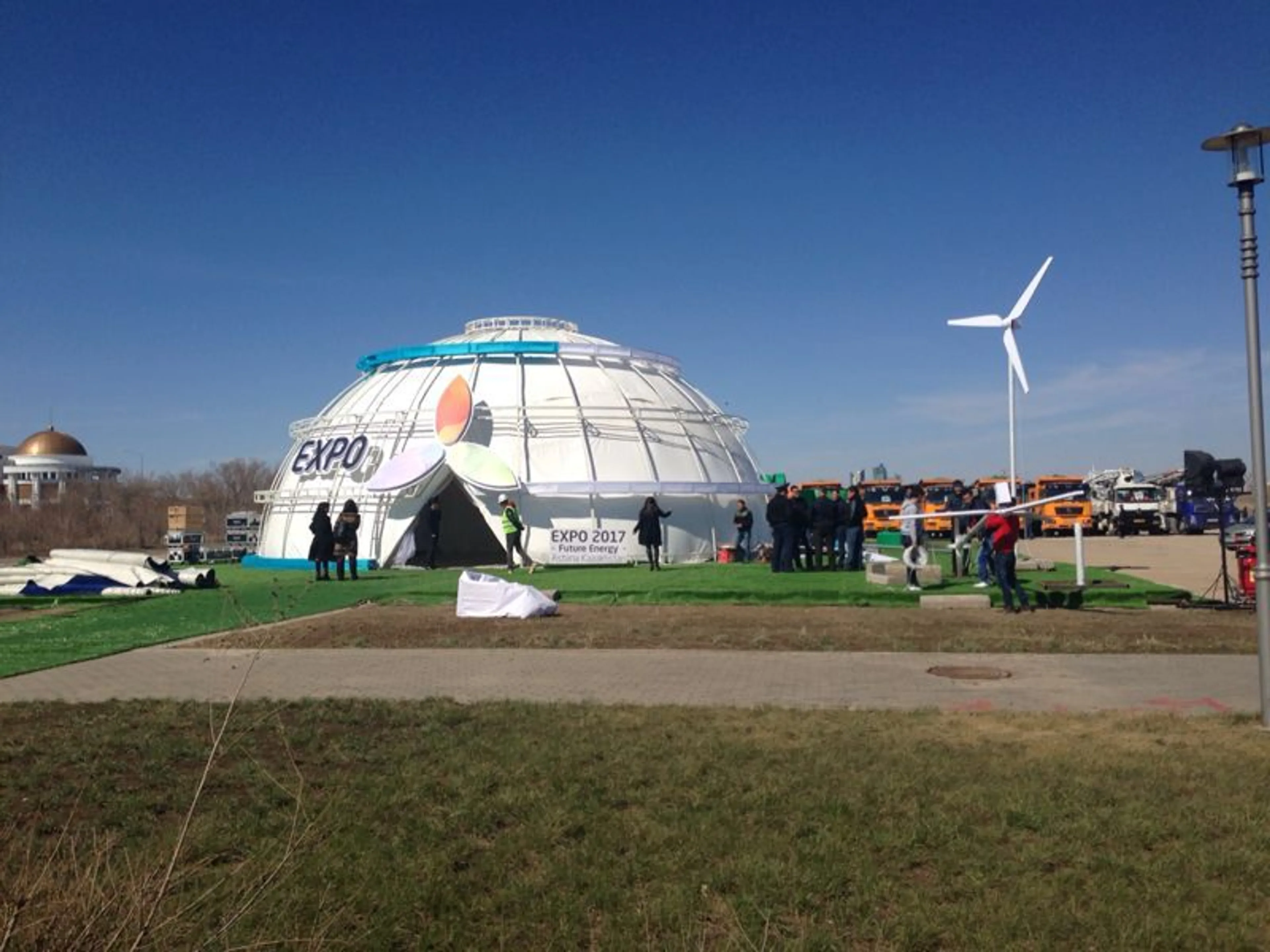 Капитал - Стартовало строительство комплекса Astana EXPO-2017