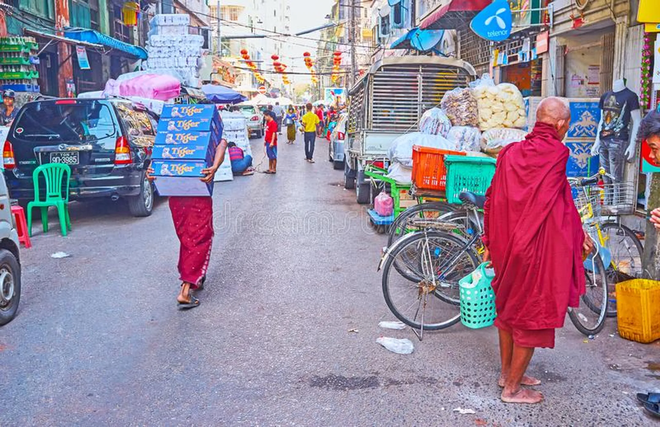 Китайский квартал в Янгоне