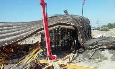 В Алматы обрушился мост