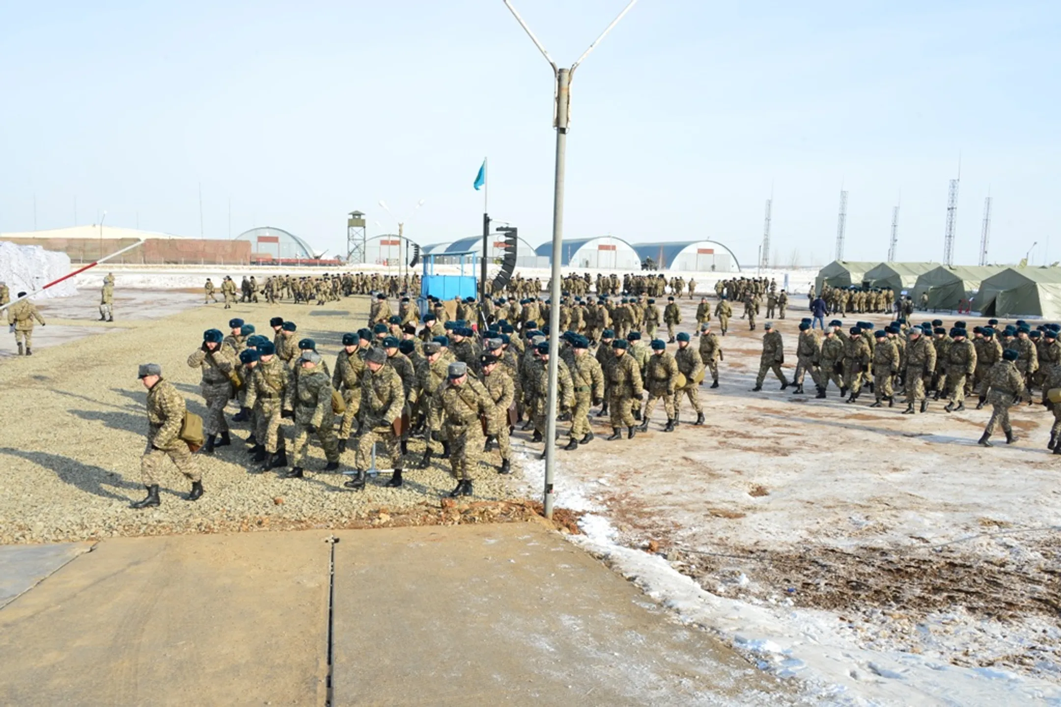 Военнослужащие центрального аппарата МО РК подняты по тревоге - Image Kapital.kz