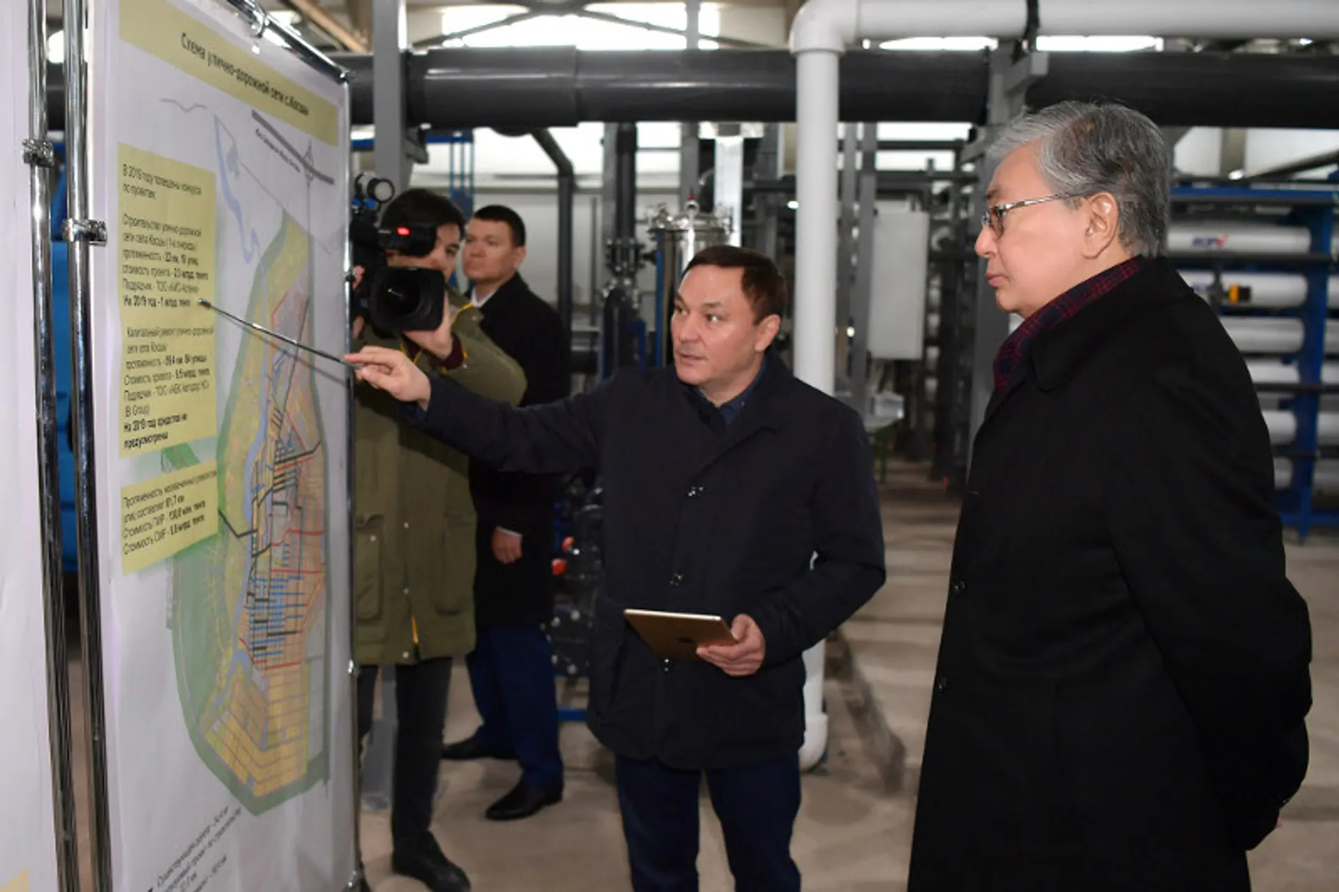 Капитал - Президент посетил село Косшы