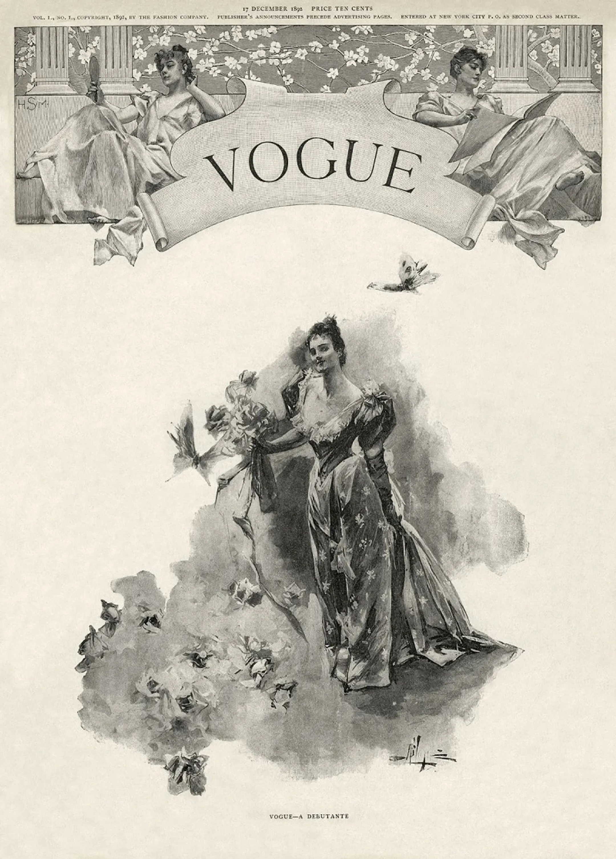Первая обложка Vogue