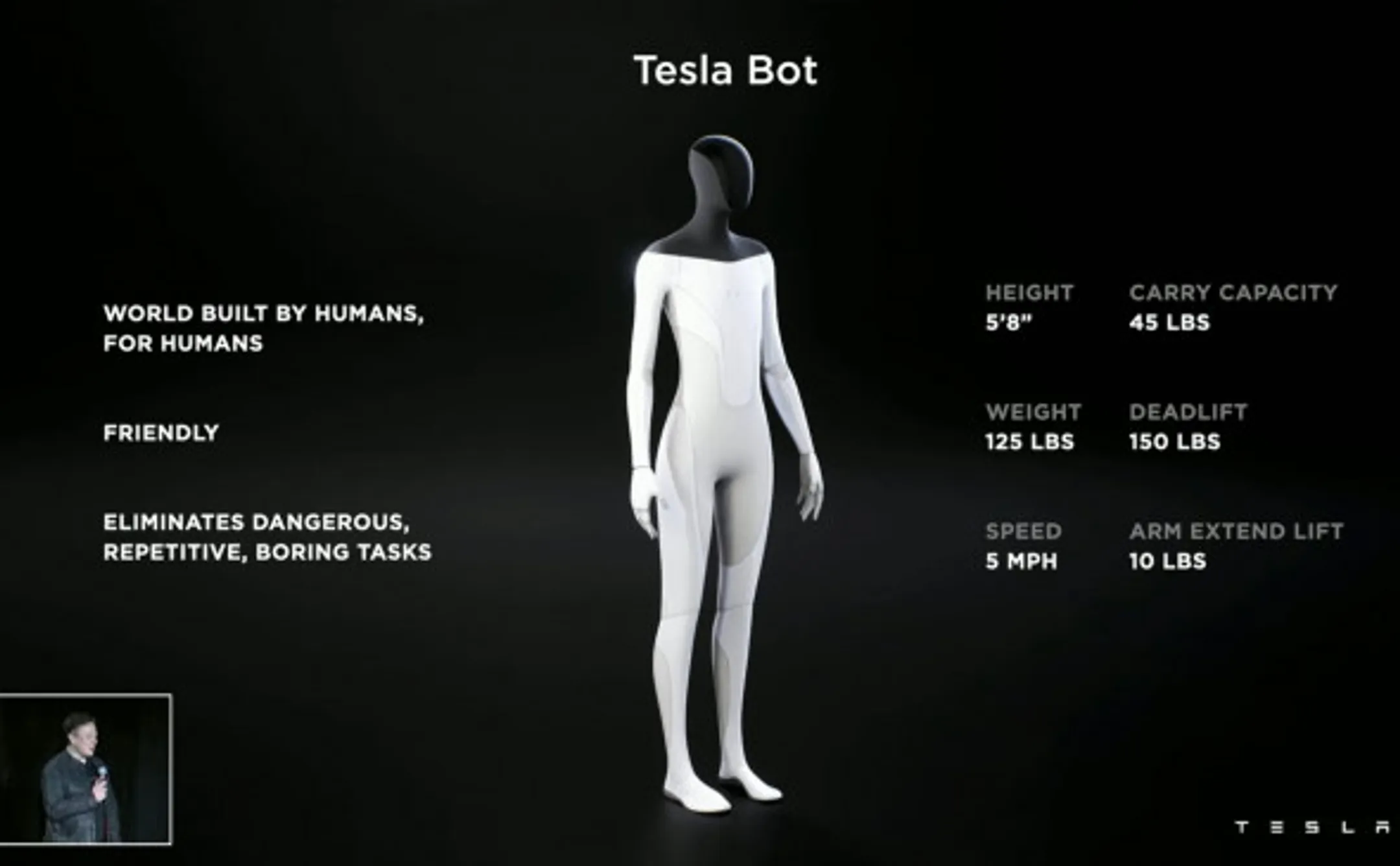 скриншот видео Tesla

