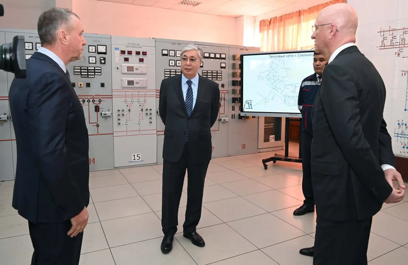 Глава государства посетил ТЭЦ в Степногорске - фото kapital.kz