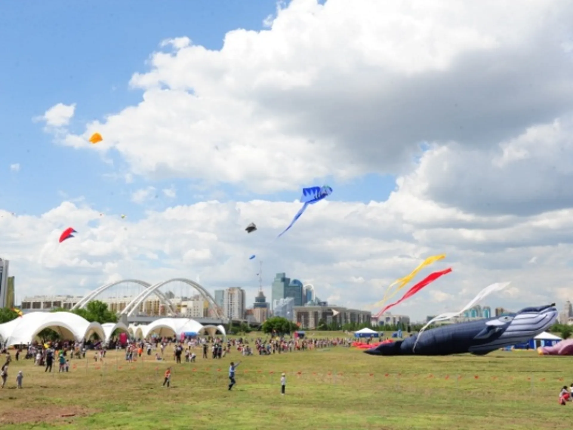 Капитал - В Астане прошел фестиваль воздушных змеев