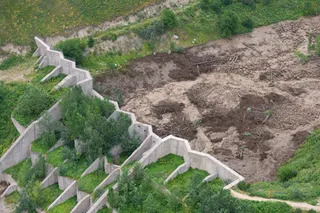 Капитал - Селевой поток в Талгаре перехвачен селезащитной плотиной