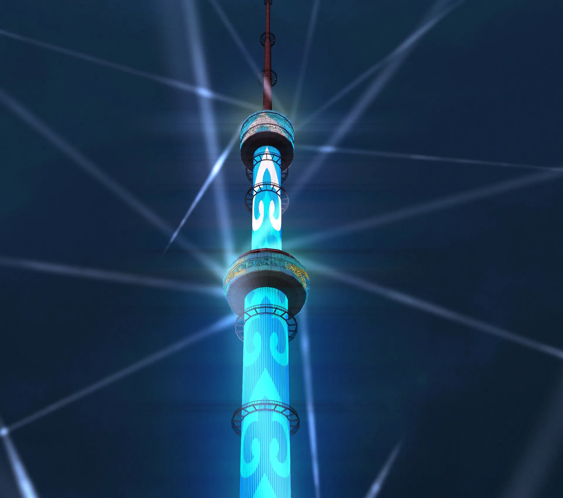 Капитал - Телебашню Кок-Тобе оборудуют архитектурной подсветкой