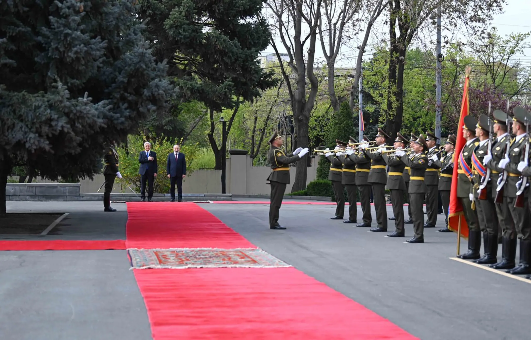 Президент прибыл с официальным визитом в Армению - Image Kapital.kz