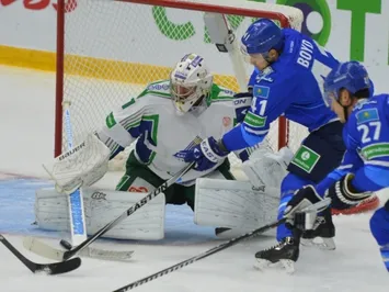 «Барыс» начал чемпионат КХЛ 2014/2015 с тяжелейшей победы