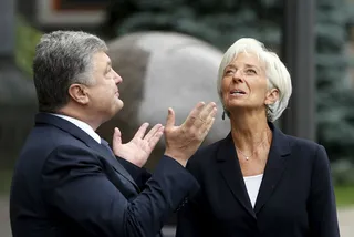 Капитал - МВФ обсудил с Петром Порошенко перезагрузку правительства