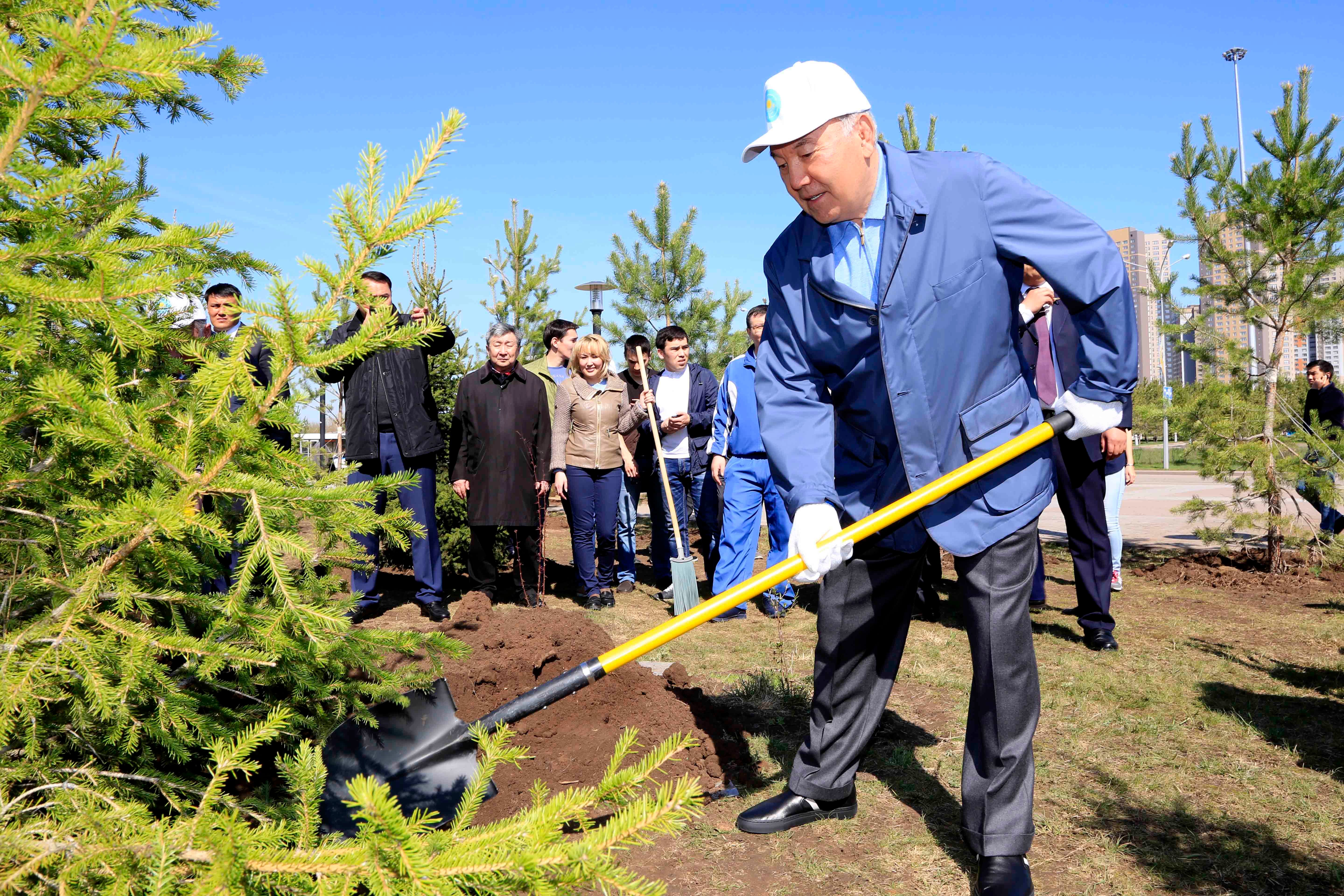 Президент призвал всех принимать участие в благоустройстве - Kapital.kz