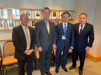 О чем говорил Бахыт Султанов в Вашингтоне