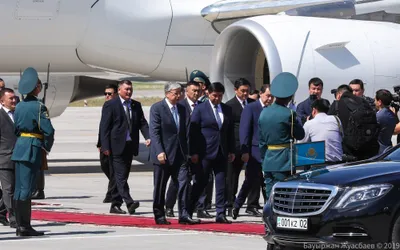 Президент прибыл в Бишкек для участия в саммите ШОС