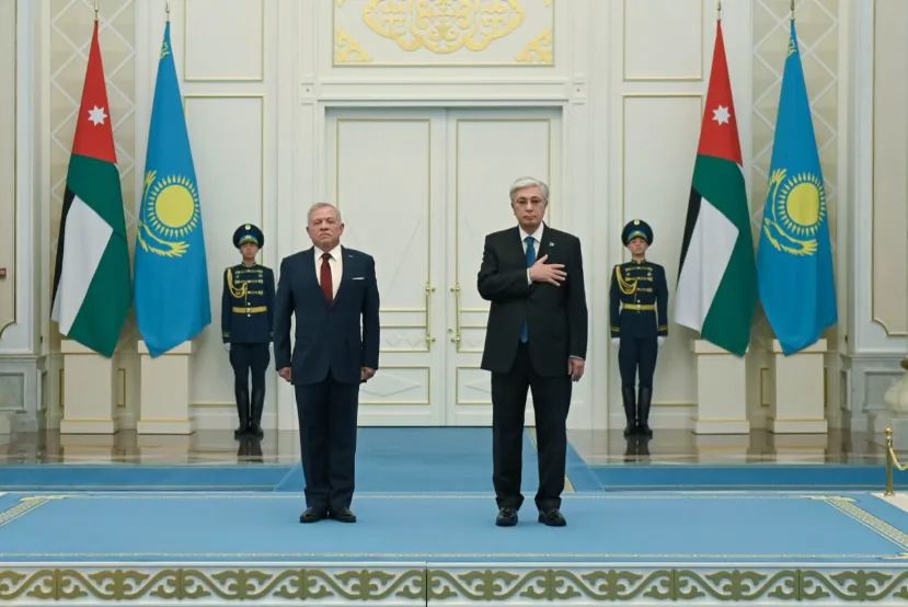 В Акорде провели официальную церемонию встречи короля Иордании  