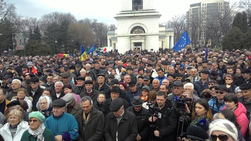 В Кишиневе прошла акция протеста- Kapital.kz