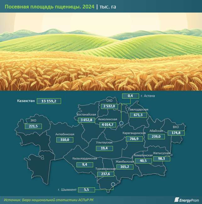 Экспорт казахстанской пшеницы сократился на 38,5% 3291037 - Kapital.kz 