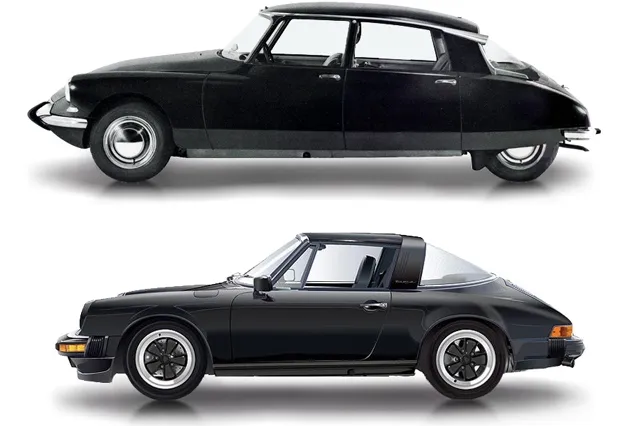 Citroen DS и Porsche 911