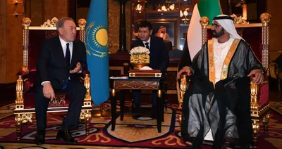 Президент Казахстана встретился с эмиром Дубая
