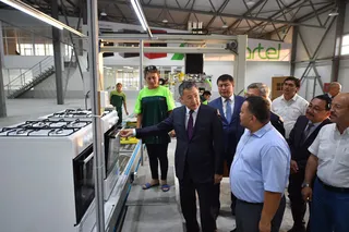 Капитал - Узбекские инвесторы запустили в ЮКО цех по сборке газовых плит