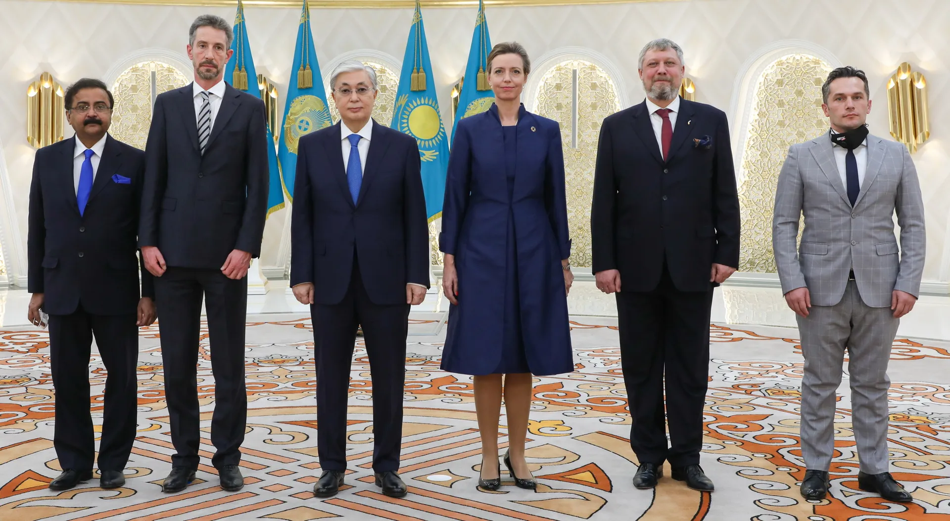 Капитал - Президент принял верительные грамоты у послов четырех стран