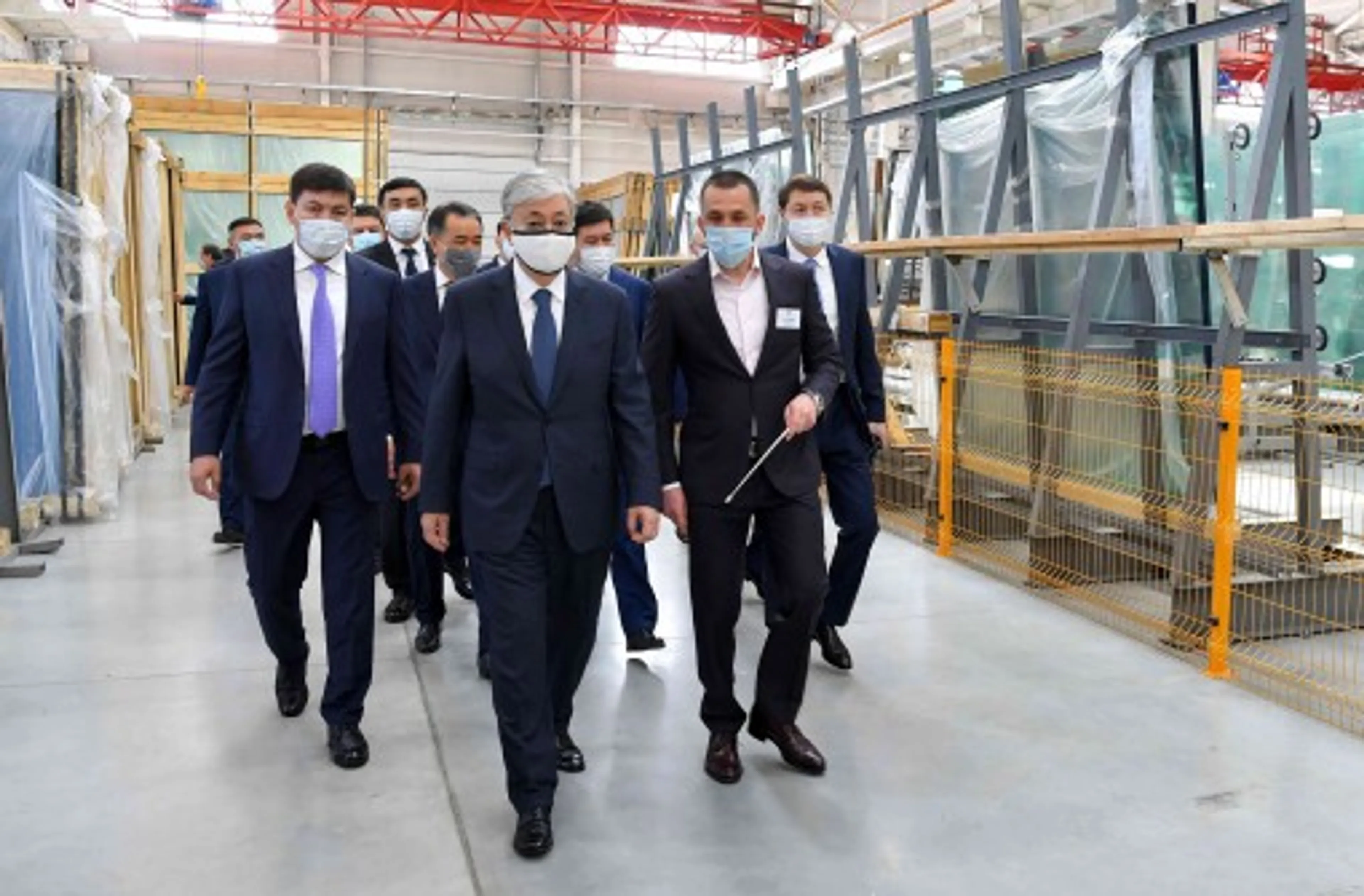 Капитал - Касым-Жомарту Токаеву показали производство архитектурных фасадов