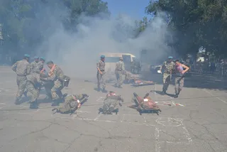 Капитал - Американские военные медики обучают казахстанских миротворцев