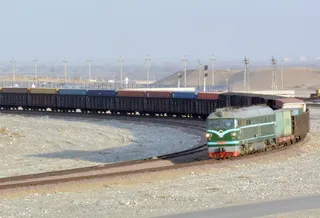 Капитал - Регулярный контейнерный поезд из порта Ляньюньган прибыл в Алматы