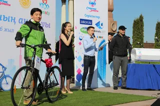 Капитал - Более 3000 алматинцев приняли участие в веломарше