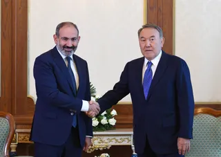 Капитал - Нурсултан Назарбаев провел встречу с Николом Пашиняном