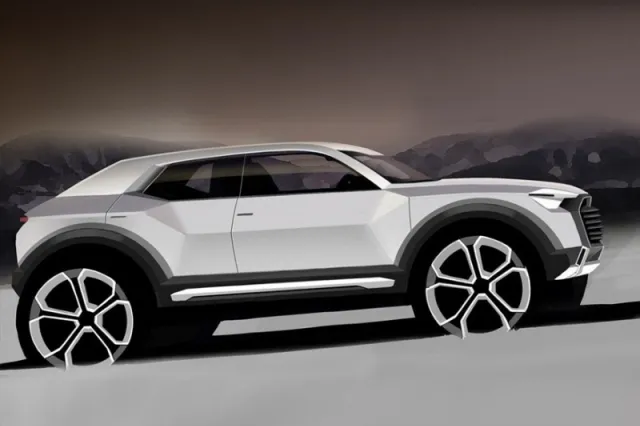 Audi Q1: первый скетч