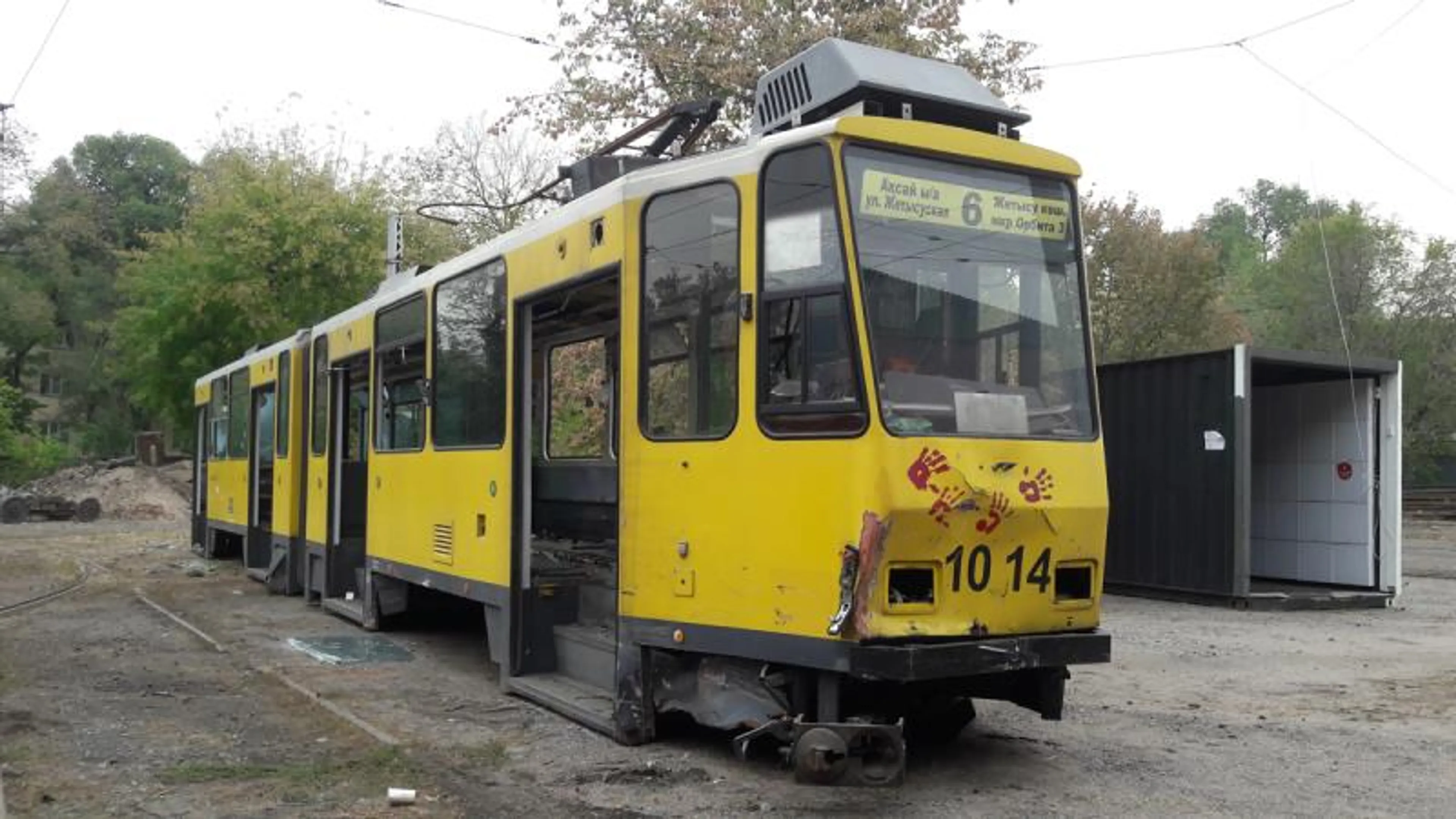 Капитал - Алматы избавился от аварийных трамваев