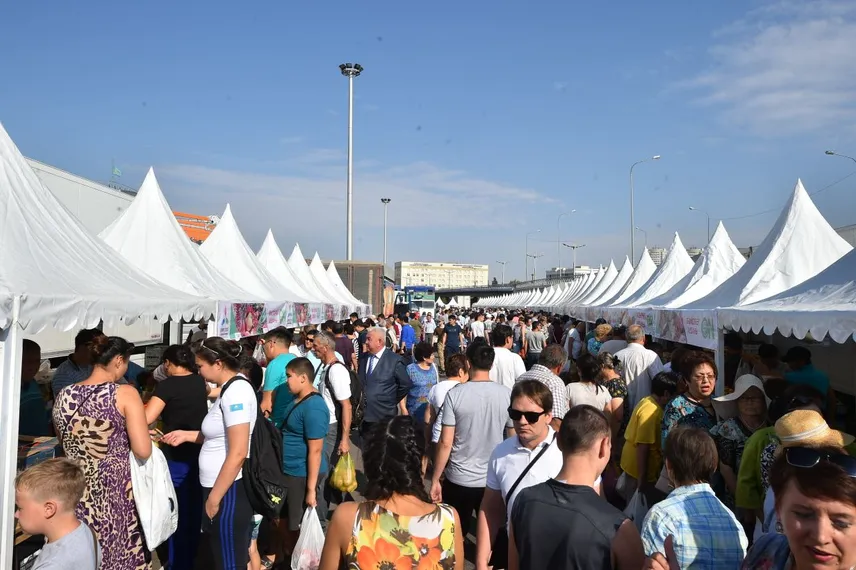 Капитал - В Астане организована сельхозярмарка Южно-Казахстанской области