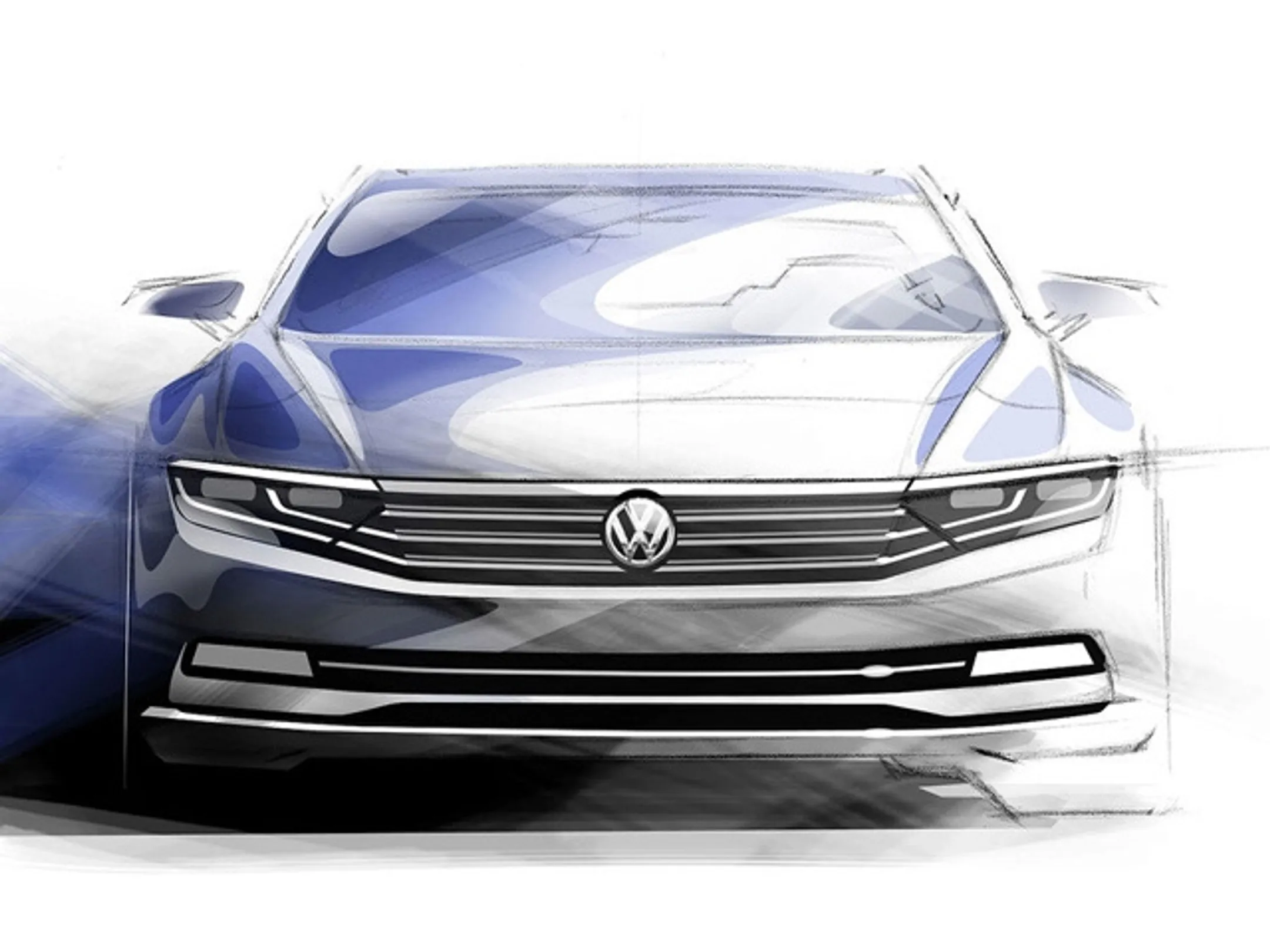 Официальные скетчи Passat B8 - Image Kapital.kz