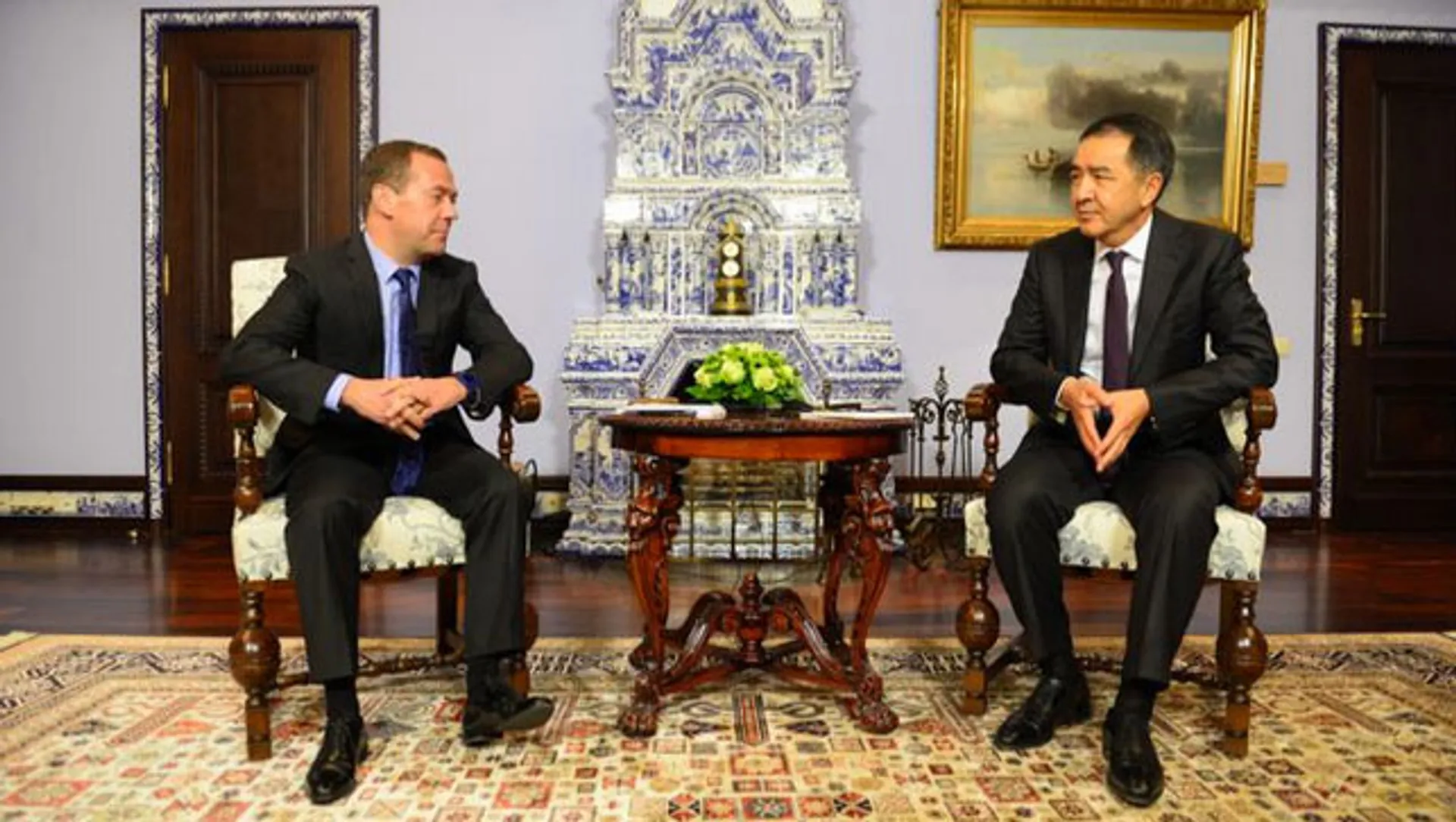 Капитал - Бакытжан Сагинтаев и Дмитрий Медведев обсудили вопросы сотрудничества
