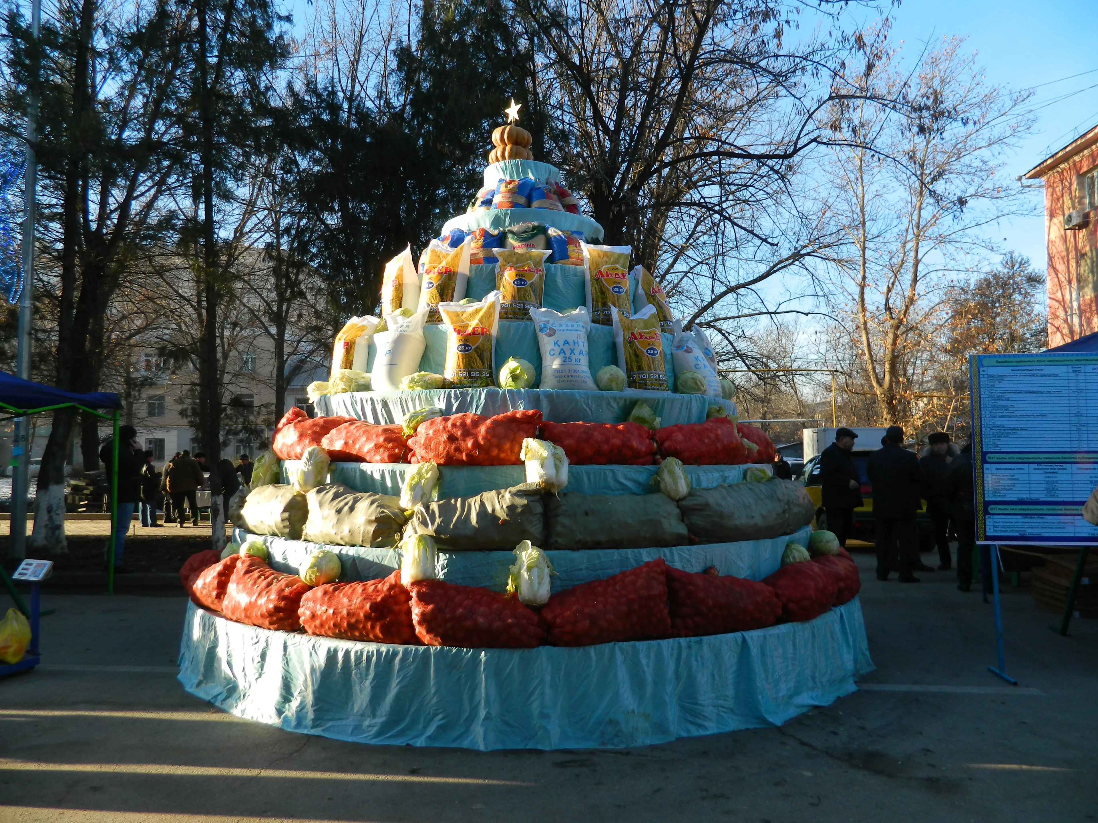 Капитал - В Шымкенте на предновогодней ярмарке продано более 230 тонн сельхозпродукции