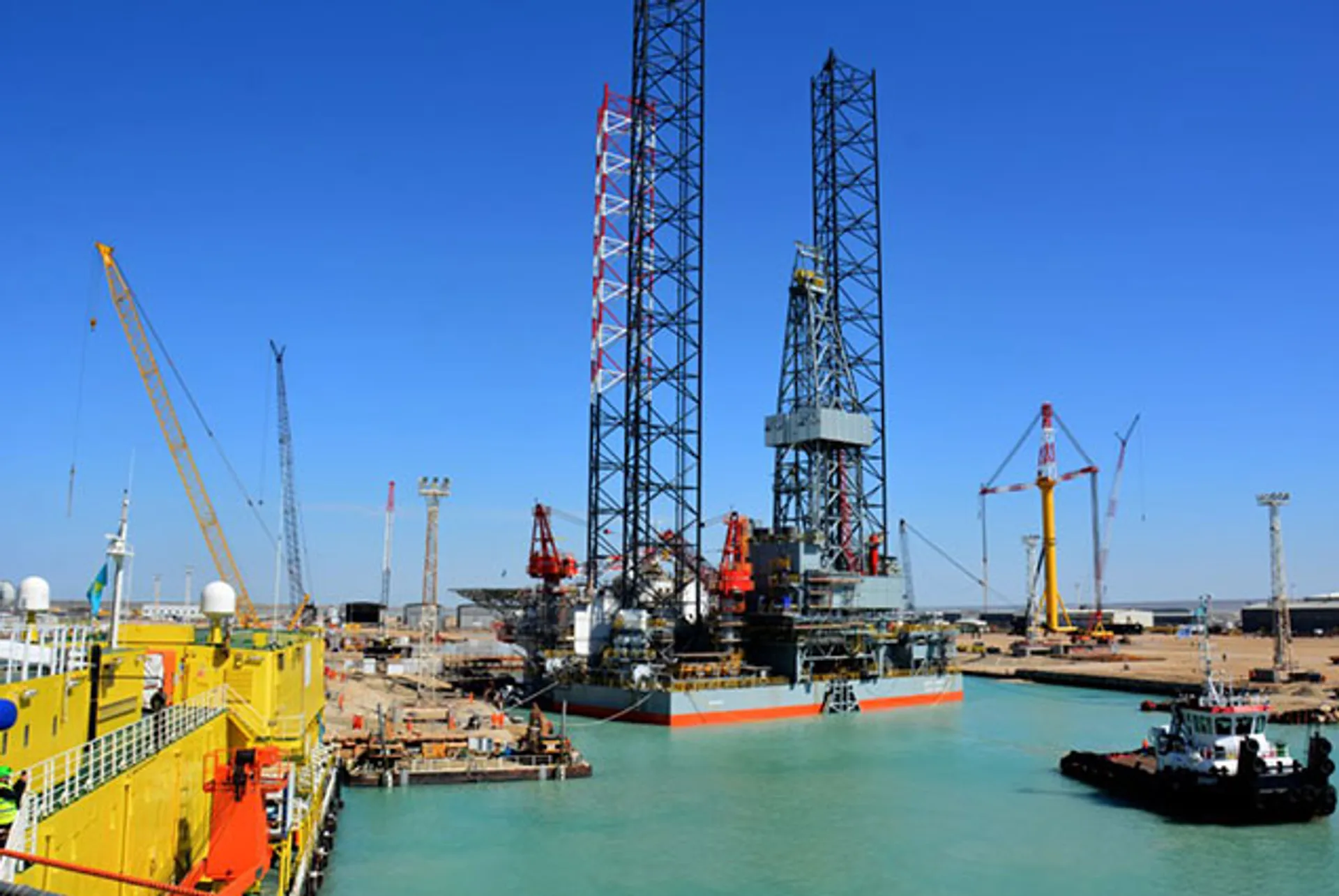 Капитал - В Мангистауской области вывели из дока буровую установку