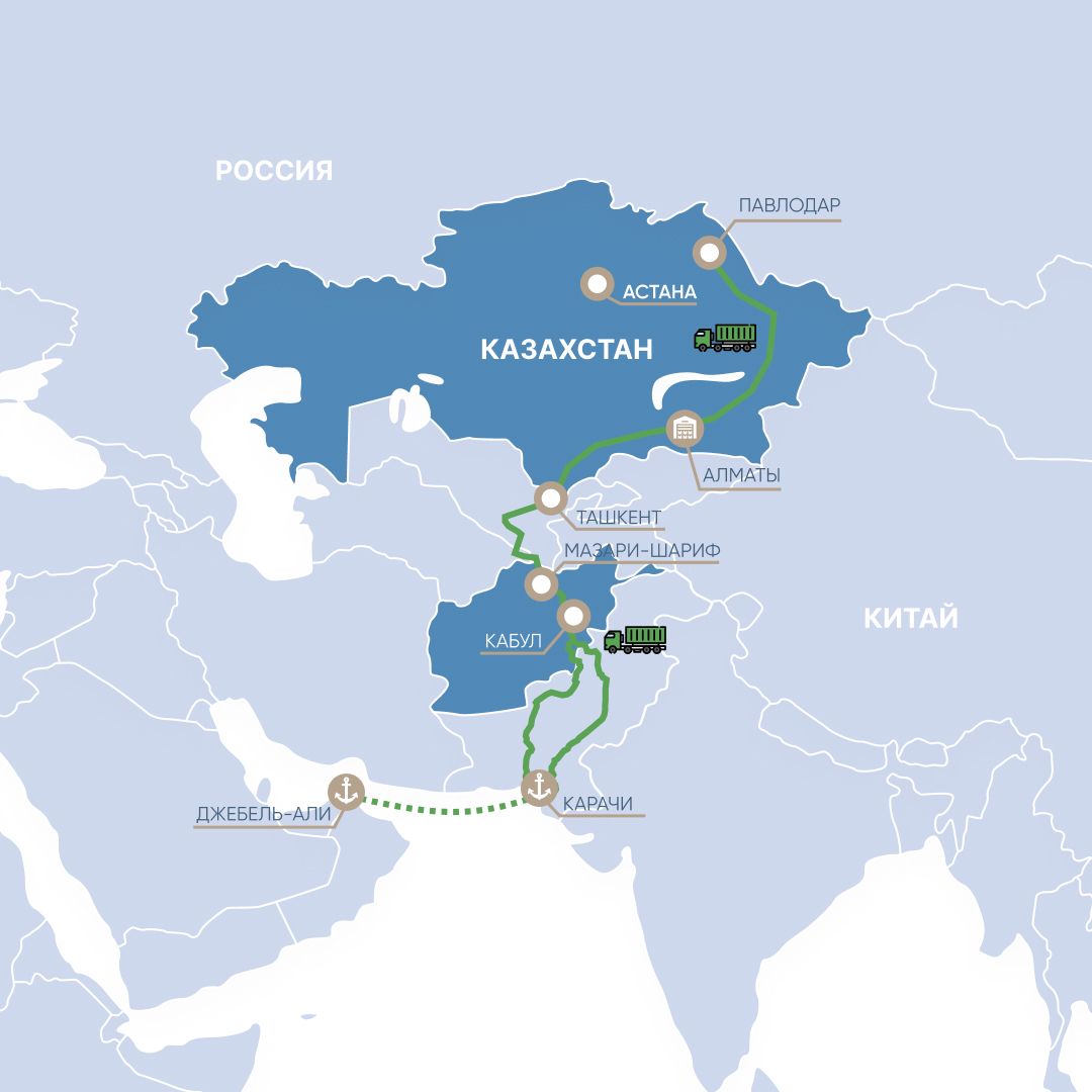 Организована первая мультимодальная перевозка через Трансафганский коридор 3071154 - Kapital.kz 