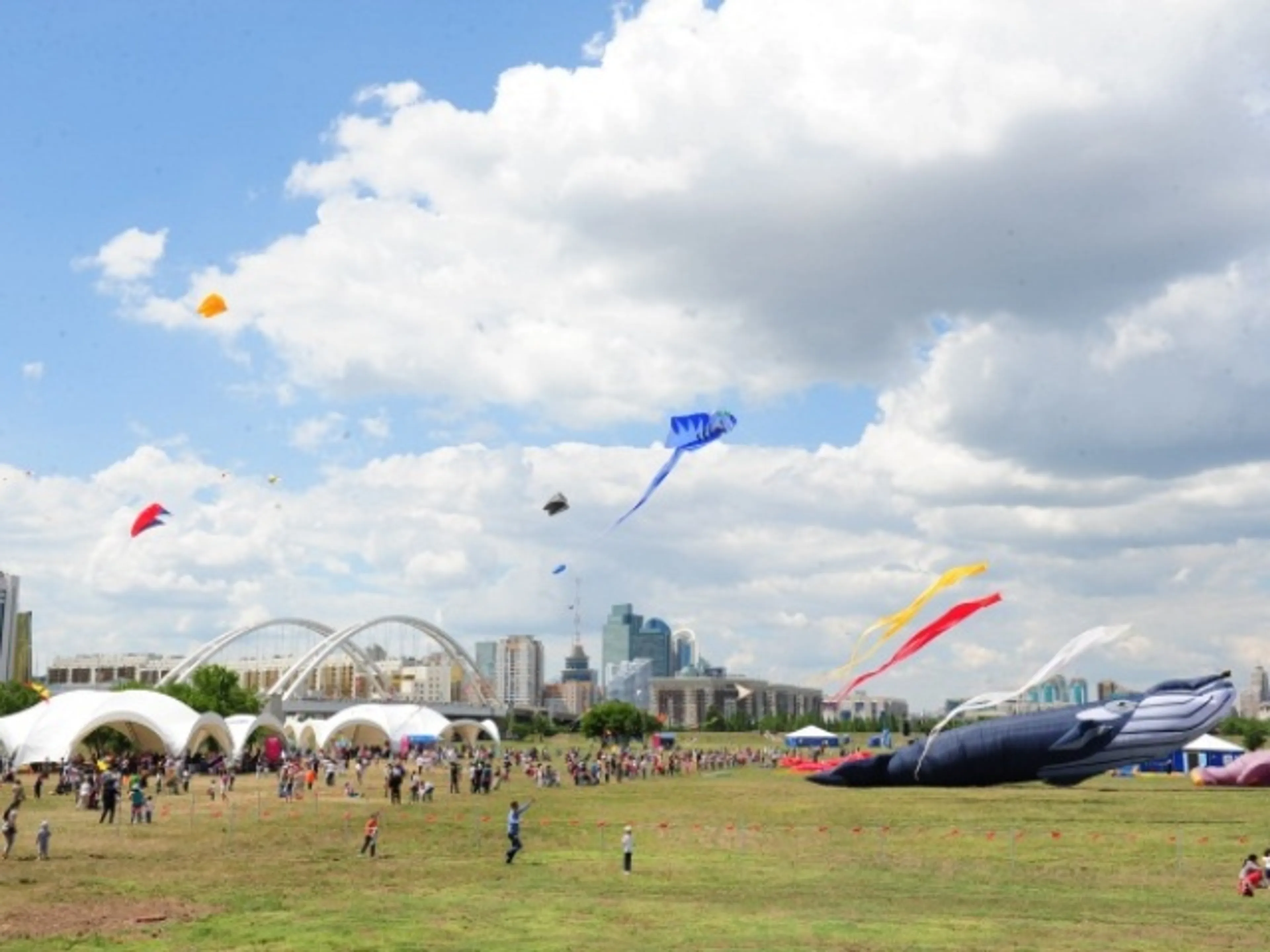 Капитал - В Астане прошел фестиваль воздушных змеев