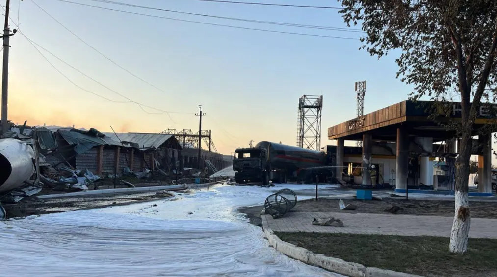 Капитал - Взрыв на АЗС в Кульсары: тяжелых реанимационных больных нет