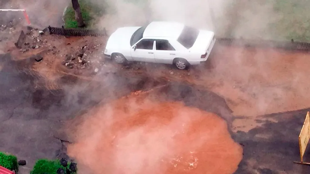 Капитал - Центр Алматы залило кипятком