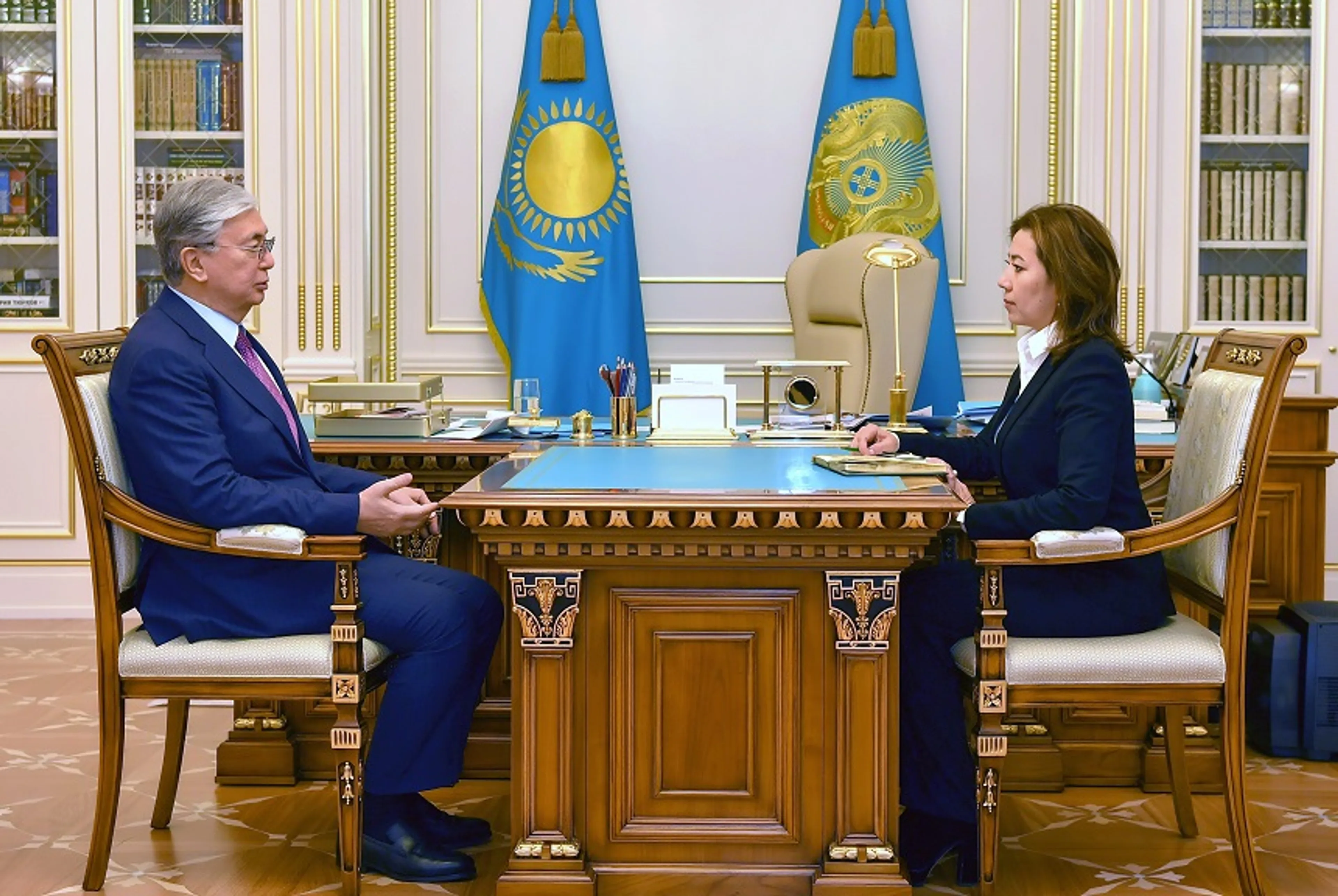Капитал - Касым-Жомарт Токаев принял Мадину Абылкасымову