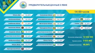 Капитал - ЦИК: бюллетени получили 46,84% избирателей