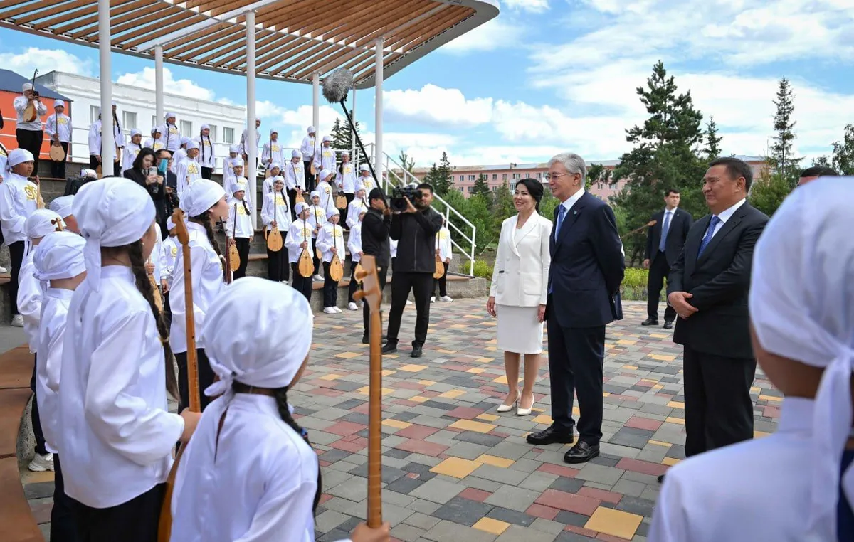 Президент осмотрел ряд объектов в Щучинске