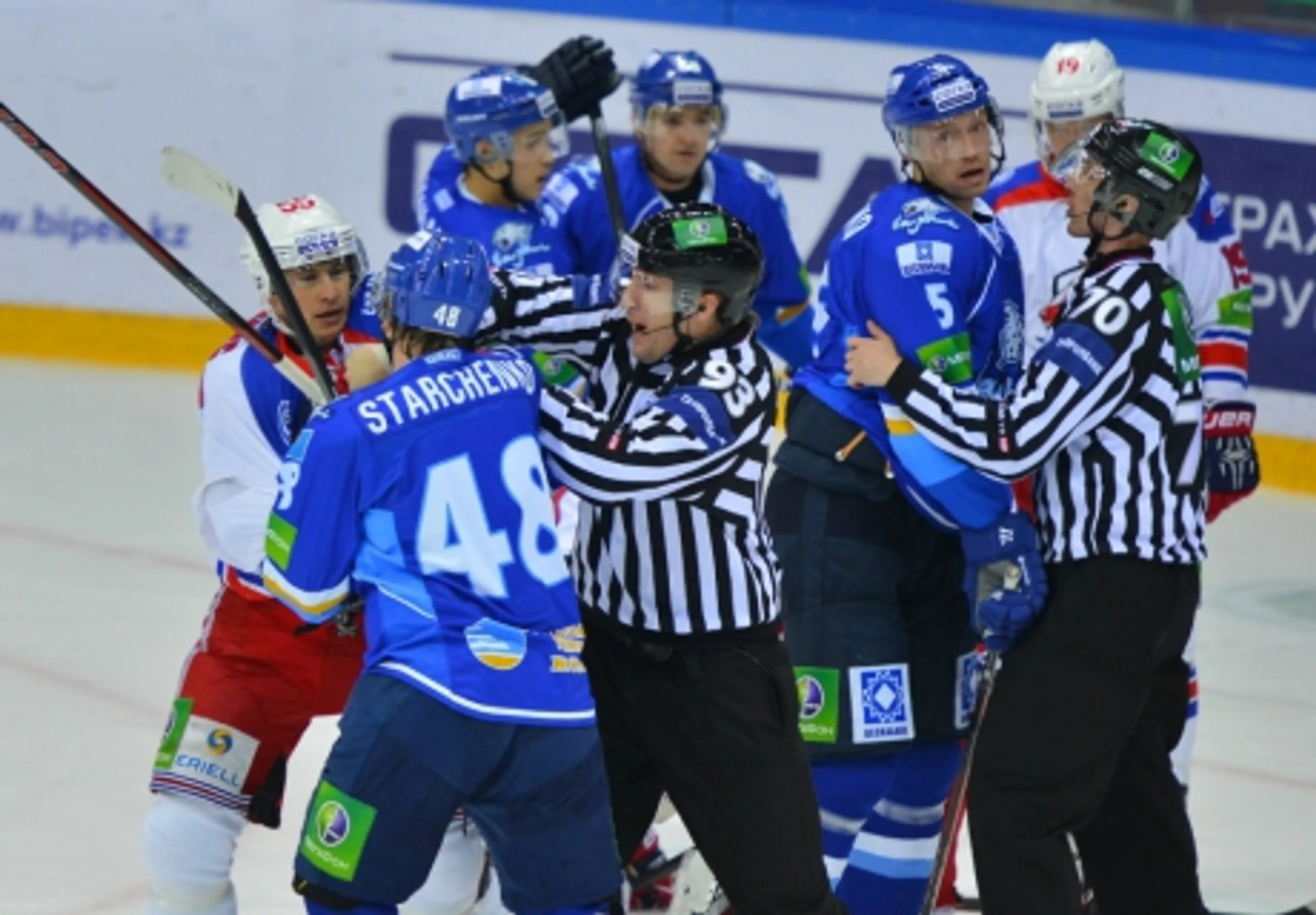 Капитал - «Барыс» уступил «Витязю» в чемпионате КХЛ